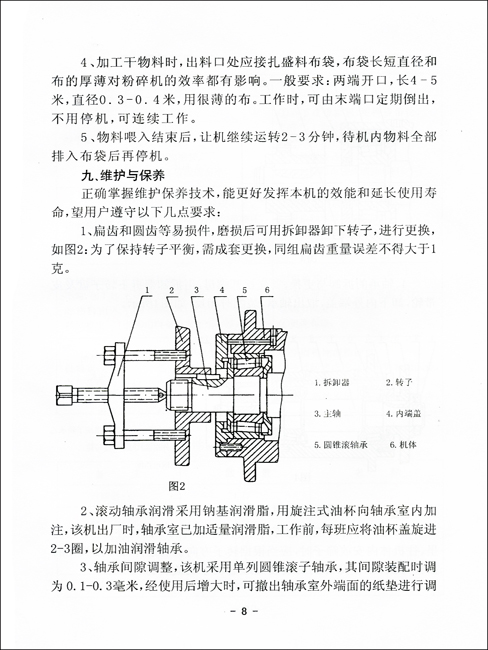 ffc系列粉碎机说明